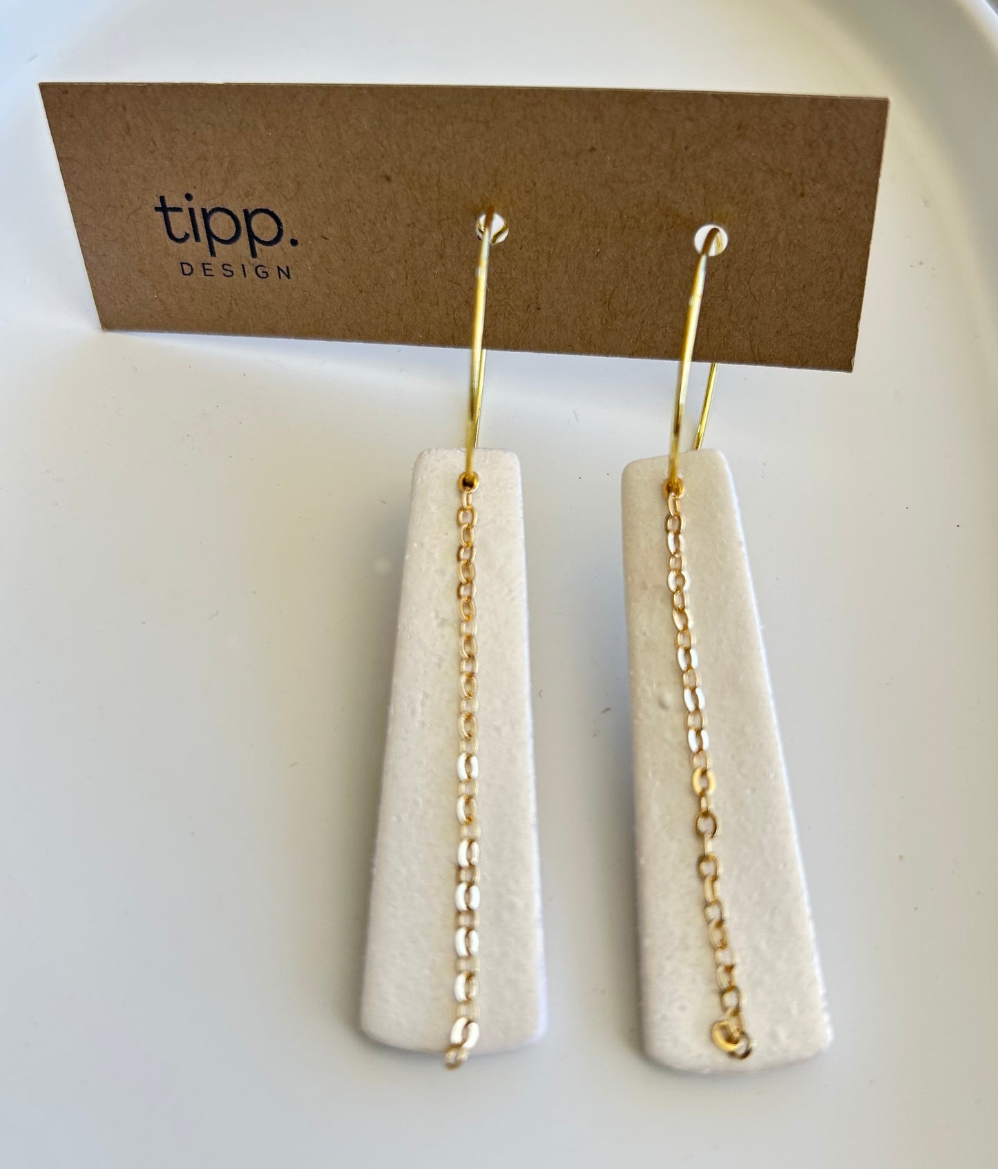 Wonderland Collection - White Dangle