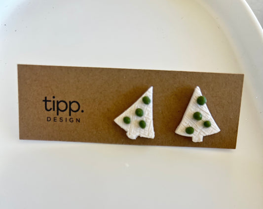 Holiday Cheer & Wear -  Tree Stud Earrings